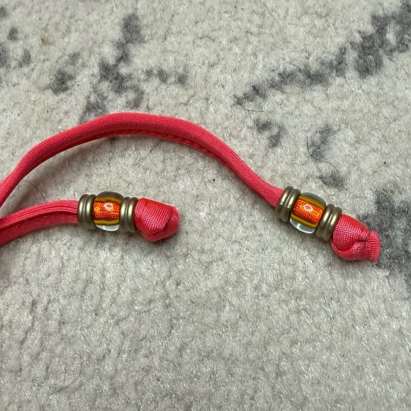 NEW VITAMIN A Coral Pink Beachy Boho Geometric Triangle Cheeky Bikini Set - Picture 8 of 10